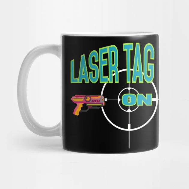 Gift for Laser Tag PLayers Laser Tag Girl Birthday by Riffize